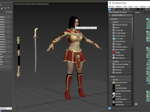 Woman Assassins 3D Modell