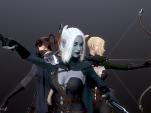 Woman Hunters 3Dモデル