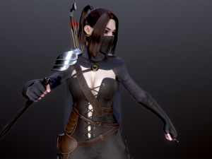 Woman Hunters 3Dモデル