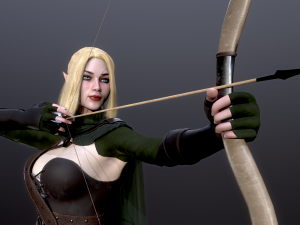 Woman Hunters 3Dモデル