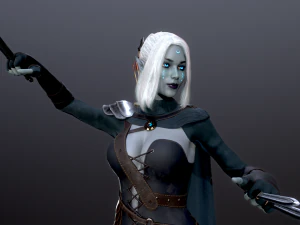 Woman Hunters 3D Model