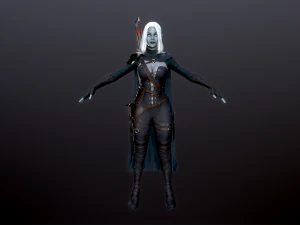 Woman Hunters 3D Model