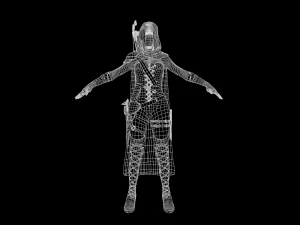 Woman Hunters 3D Model