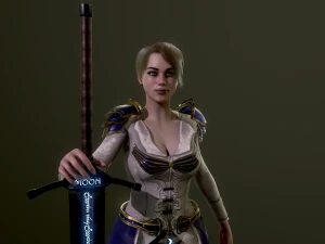 Woman Warrior 3D Model