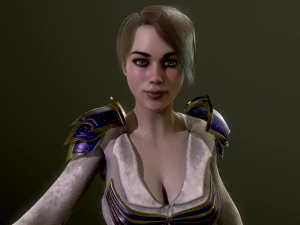 Woman Warrior 3D Model