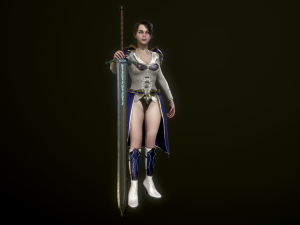 Woman Warrior 3Dモデル