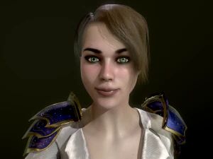 Woman Warrior 3D Model