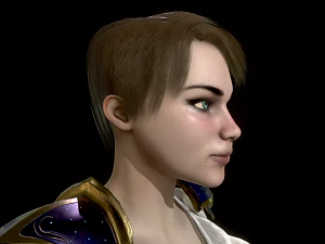 Woman Warrior 3D Model