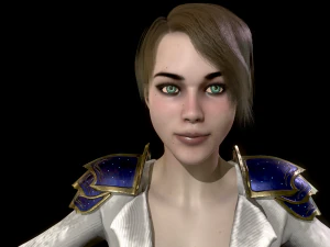 Woman Warrior 3D Model