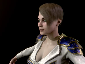 Woman Warrior 3D Model