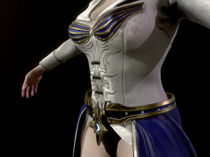 Woman Warrior 3D Model
