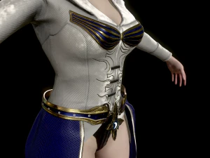 Woman Warrior 3D Model
