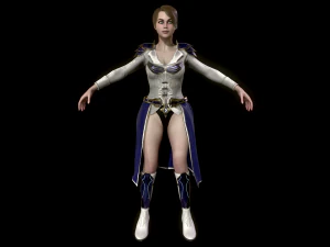 Woman Warrior 3D Model