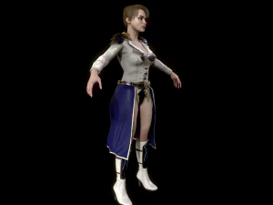 Woman Warrior 3D Model