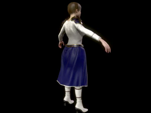 Woman Warrior 3D Model