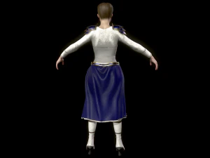 Woman Warrior 3D Model