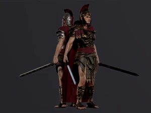 Roman Legion Officer 3D Model
