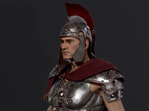Roman Legion Officer 3D Model