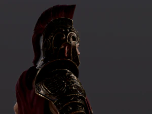 Roman Legion Officer 3D Model