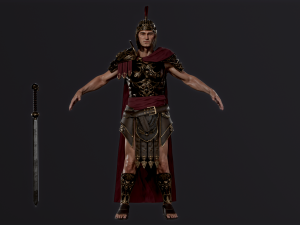 Roman Legion Officer 3D 模型