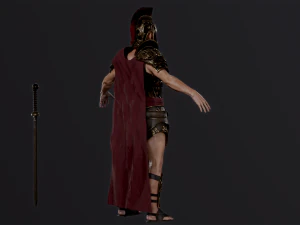 Roman Legion Officer 3D Model
