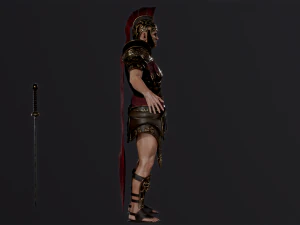 Roman Legion Officer 3D Model