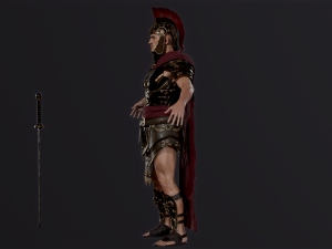 Roman Legion Officer 3D 模型