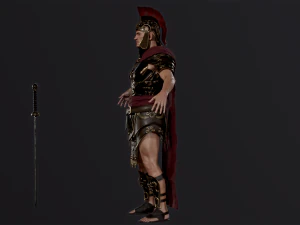 Roman Legion Officer 3D Model