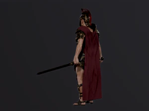 Roman Legion Officer 3D Model