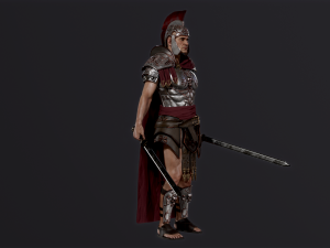 Roman Legion Officer 3D 模型