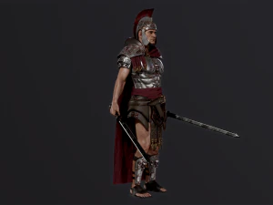 Roman Legion Officer 3D Model