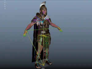 Roman Legion Officer 3D Model