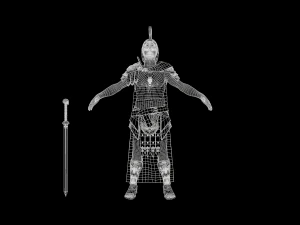 Roman Legion Officer 3D Model