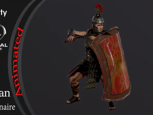 Romeinse legioensoldaat 3D Model
