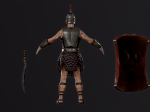 Roman legionary Modelo 3D
