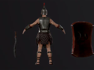 Roman legionary 3D Model