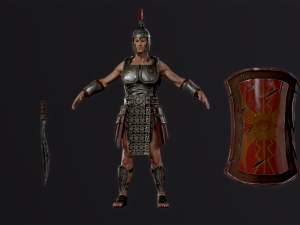 Roman legionary Modelo 3D