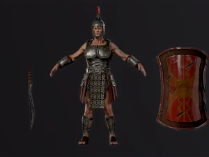 Roman legionary 3D Model