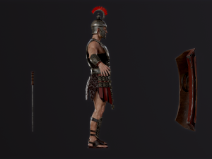 Roman legionary Modelo 3D