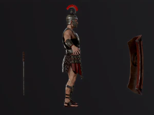 Roman legionary 3D Model