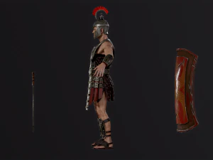 Roman legionary 3D Model