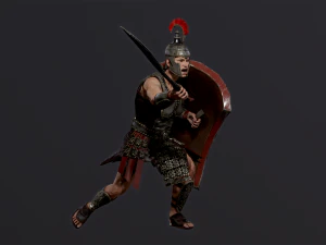 Roman legionary 3D Model