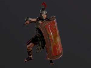 Roman legionary 3D Model