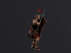 Roman legionary 3D Model