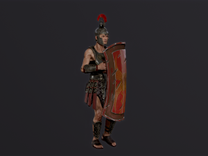 Roman legionary Modelo 3D