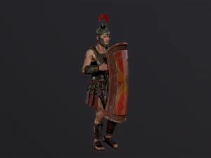 Roman legionary 3D Model