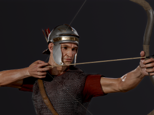 Roman Archer 3D 模型