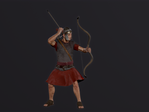 Roman Archer 3D 模型