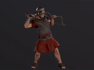 Roman Archer 3D Model