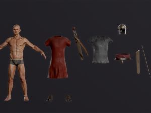 Roman Archer 3D 模型
